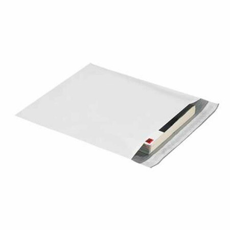 GRACIA 10 x 13 x 2 in. Expansion Poly Mailers White, 100PK GR2833504